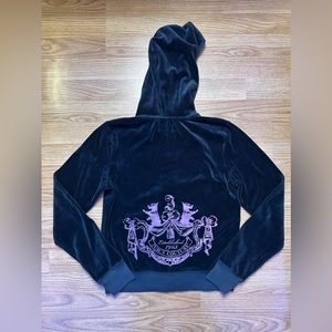 Black Juicy Couture Velour Sweater
